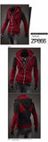 2017 New Casual Hoodies Men European Style Leisure Fleece Autumn Double Zipper Slim Long Sleeves Sweatshirt Tracksuit,1399-SWEATSHIRT-FOREVER KRN