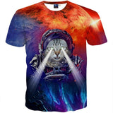Mr.1991INC Cats T-shirt Men/Women 3d Print Meow Star Cat Hip Hop Cartoon TShirts Summer Tops Tees Fashion 3d shirts-PLAYERAS-FOREVER KRN
