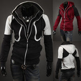 2017 New Casual Hoodies Men European Style Leisure Fleece Autumn Double Zipper Slim Long Sleeves Sweatshirt Tracksuit,1399-SWEATSHIRT-FOREVER KRN