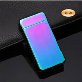 USB charge Dual Arc Lighter windproof personality Electric Cigarette Lighter Novelty Metal Flameless Torch Rechargeable 15 color-"GADGETS"-FOREVER KRN