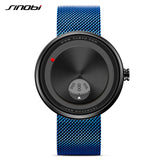 Creative Top Luxury brand Japan Quartz Watch Men's Classical Casual Stainless steel Mesh Band Clock Male Wristwatch relogio New-WATCHS-FOREVER KRN