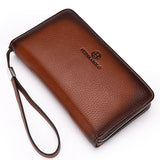 2016 Luxury Male Leather Purse Men's Clutch Wallets Handy Bags Business Carteras Mujer Wallets Men Black Brown Dollar Price