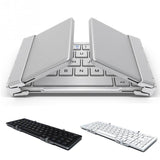 Aluminium Bluetooth Folding Keyboard for ipad  PC tablet phon