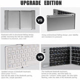 Aluminium Bluetooth Folding Keyboard for ipad  PC tablet phon