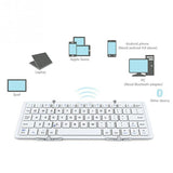 Aluminium Bluetooth Folding Keyboard for ipad  PC tablet phon