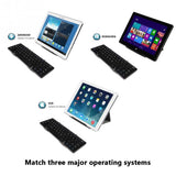 Aluminium Bluetooth Folding Keyboard for ipad  PC tablet phon