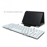 Aluminium Bluetooth Folding Keyboard for ipad  PC tablet phon