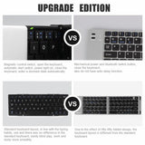 Aluminium Bluetooth Folding Keyboard for ipad  PC tablet phon