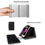 Aluminium Bluetooth Folding Keyboard for ipad  PC tablet phon