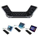 Aluminium Bluetooth Folding Keyboard for ipad  PC tablet phon