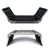 Aluminium Bluetooth Folding Keyboard for ipad  PC tablet phon