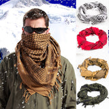 100% Cotton Thick Muslim Hijab Shemagh Tactical Desert Arabic Scarf Arab Scarves Men Winter Military Windproof Scarf-SCARF-FOREVER KRN