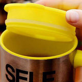 hot sale New 4 colors Stainless Steel Lazy Self Stirring Mug Electric Auto Mixing Tea Milk Coffee Cup Office Gift Eco-Friendly-THERMO-FOREVER KRN