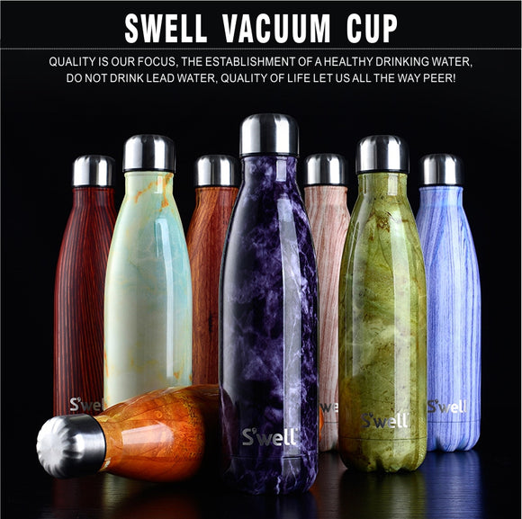 New Top Quality Swell Coke Bottle Creative Insulation Cup With High-grad Stainless Steel Vacuum Bottle Star Coffee Cup Water Cup-THERMO-FOREVER KRN