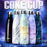 New Top Quality Swell Coke Bottle Creative Insulation Cup With High-grad Stainless Steel Vacuum Bottle Star Coffee Cup Water Cup-THERMO-FOREVER KRN