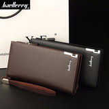 Wallet men with strap fashion men wallets zipper Baellerry brand wallet purse male clutch long purse multifunction big capacity