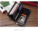 Wallet men with strap fashion men wallets zipper Baellerry brand wallet purse male clutch long purse multifunction big capacity