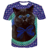 Mr.1991INC Cats T-shirt Men/Women 3d Print Meow Star Cat Hip Hop Cartoon TShirts Summer Tops Tees Fashion 3d shirts-PLAYERAS-FOREVER KRN