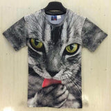 Mr.1991INC Cats T-shirt Men/Women 3d Print Meow Star Cat Hip Hop Cartoon TShirts Summer Tops Tees Fashion 3d shirts-PLAYERAS-FOREVER KRN