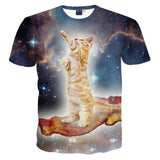 Mr.1991INC Cats T-shirt Men/Women 3d Print Meow Star Cat Hip Hop Cartoon TShirts Summer Tops Tees Fashion 3d shirts-PLAYERAS-FOREVER KRN