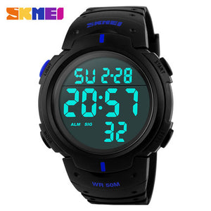 Skmei Luxury Brand Mens Sports Watches Dive 50m Digital LED Military Watch Men Fashion Casual Electronics Wristwatches Hot Clock-WATCHS-FOREVER KRN