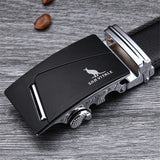 Famous Brand Belt Men 100% Good Quality Cowskin Genuine Luxury Leather Men's Belts for Men,Strap Male Metal Automatic Buckle-CINTURONES-FOREVER KRN