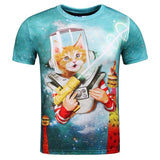 Mr.1991INC New Fashion Men/women 3d t-shirt funny print colorful hair Lion King summer cool t shirt street wear tops tees-FOREVER KRN