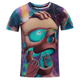 Mr.1991INC New Fashion Men/women 3d t-shirt funny print colorful hair Lion King summer cool t shirt street wear tops tees-FOREVER KRN