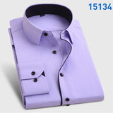 2017 Brand New Men Shirt Male Dress Shirts Men's Fashion Casual Long Sleeve Business Formal Shirt camisa social masculina-CAMISAS-FOREVER KRN