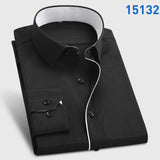 2017 Brand New Men Shirt Male Dress Shirts Men's Fashion Casual Long Sleeve Business Formal Shirt camisa social masculina-CAMISAS-FOREVER KRN