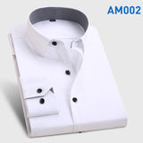 2017 Brand New Men Shirt Male Dress Shirts Men's Fashion Casual Long Sleeve Business Formal Shirt camisa social masculina-CAMISAS-FOREVER KRN