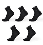 Brand New Men Bamboo Fiber Socks High Quality Casual Breatheable Anti-Bacterial Man Long Sock 5pairs / lot-CALCETINES-FOREVER KRN