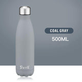 New Top Quality Swell Coke Bottle Creative Insulation Cup With High-grad Stainless Steel Vacuum Bottle Star Coffee Cup Water Cup-THERMO-FOREVER KRN