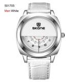 2016 Hot!Casual SKONE Genuine Men & Women Brand Wristwatches Special design Military Leather Sports Watch Relogio Masculino-WATCHS-FOREVER KRN