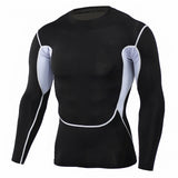 Mens Fitness 3D Prints Long Sleeves T Shirt Men Bodybuilding Skin Tight Thermal Compression Shirts MMA Crossfit Workout Top Gear-PLAYERAS-FOREVER KRN