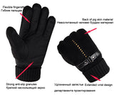 2017New Design Men Winter Gloves Luxury Leather Moto Guantes PU Patchwork Thick Gloves Male Motocicleta Thermal Warm Gloves G033-GUANTES-FOREVER KRN