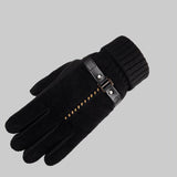 2017New Design Men Winter Gloves Luxury Leather Moto Guantes PU Patchwork Thick Gloves Male Motocicleta Thermal Warm Gloves G033-GUANTES-FOREVER KRN