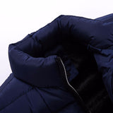 Winter Jacket Men Coats 2017 New Slim Fit Stand Collar Cotton-Padded Brand Fashion Parkas Coats Jackets Outerwear 3XL 4XL X396