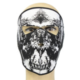 Details about Neoprene FULL Face Reversible Biker Skateboard Motor Bike Scary Sports Mask-MASCARA FACIAL-FOREVER KRN