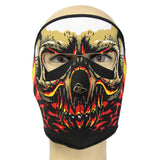 Details about Neoprene FULL Face Reversible Biker Skateboard Motor Bike Scary Sports Mask-MASCARA FACIAL-FOREVER KRN