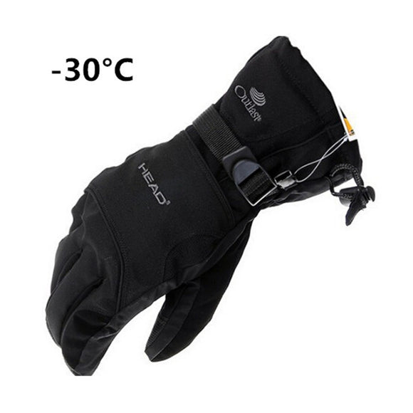 2017 New Brand Winter Men's Gloves Winter -30 Warm Gloves All-Weather Windproof Waterproof Gloves Free Shipping-GUANTES-FOREVER KRN