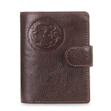 CONTACT'S Real Genuine Leather Mens Passport Holder Wallets Man Cowhide Passport Cover Purse Brand Male Credit&Id Car Wallet-BILLETERAS-FOREVER KRN