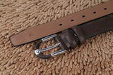 2017 fashionable mens belts pin buckle branded belts for men genuine leather black brown 3.5cm belt pants ceinture homme LJ027