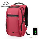 Kingsons 15"17" Laptop Backpack External USB Charge Computer Backpacks Anti-theft Waterproof Bags for Men Women-MOCHILAS Y BOLSOS-FOREVER KRN