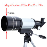 Professional Telescope Astronomical Monocular With Tripod Refractor Spyglass Zoom High  Powerful For Astronomic Space