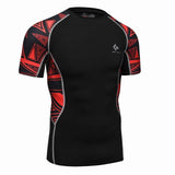 3D Printed T-shirts Men Compression Shirt Men's MMA Tshirt Short Sleeve Quick dry Workout Bodybuilding Fitness Tops T shirt-PLAYERAS-FOREVER KRN