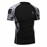 3D Printed T-shirts Men Compression Shirt Men's MMA Tshirt Short Sleeve Quick dry Workout Bodybuilding Fitness Tops T shirt-PLAYERAS-FOREVER KRN