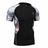 3D Printed T-shirts Men Compression Shirt Men's MMA Tshirt Short Sleeve Quick dry Workout Bodybuilding Fitness Tops T shirt-PLAYERAS-FOREVER KRN