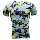 New 3D Print Fitness T Shirt Men Quick Dry T-shirt Crossfit Casual Fashion Tshirt Summer Camo Camouflage Compression Top Tees-PLAYERAS-FOREVER KRN