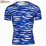 New 3D Print Fitness T Shirt Men Quick Dry T-shirt Crossfit Casual Fashion Tshirt Summer Camo Camouflage Compression Top Tees-PLAYERAS-FOREVER KRN